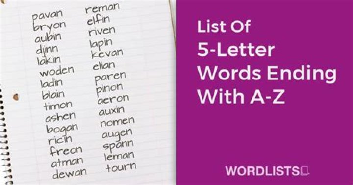 5 Letter Words Ending in LIT