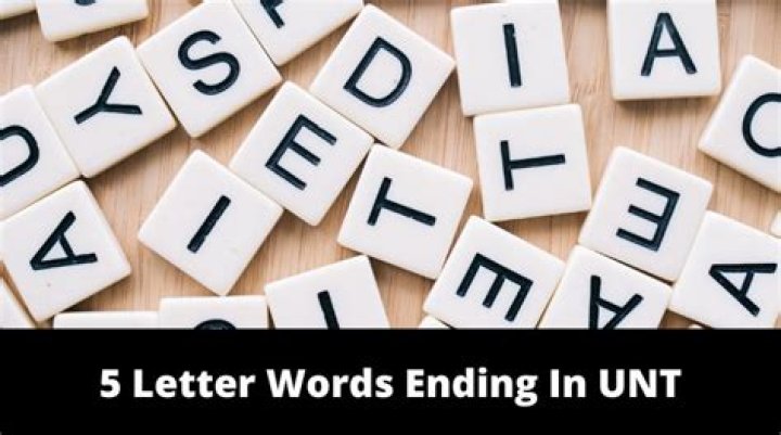 5 Letter Words with UNT in Them