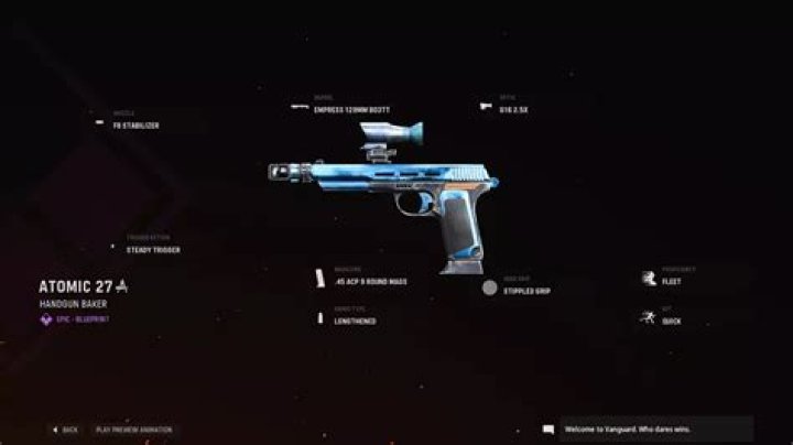 Atomic 27 | COD Warzone and Vanguard Weapon Blueprint