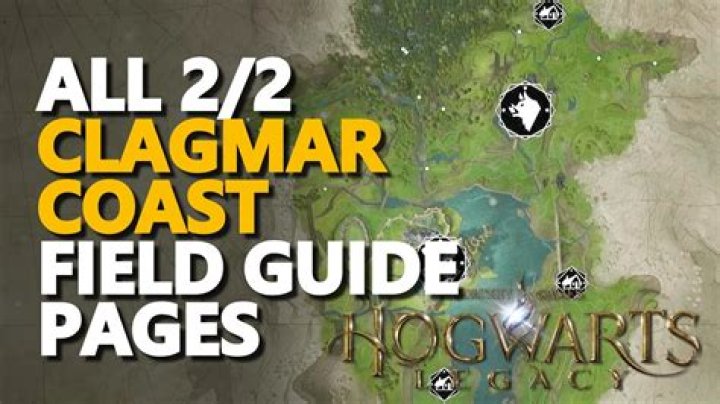 Clagmar Coast Field Guide Page Locations