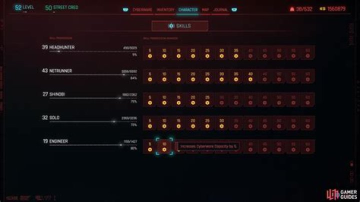 Cyberware Capacity Shards - How to Increase Cyberware Capacity in Patch 2.0 - Cyberware - Cyberware & Armor | Cyberpunk 2077