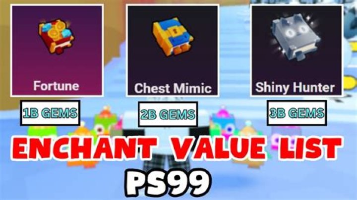 Exotic Pet Enchant Value in Pet Simulator 99