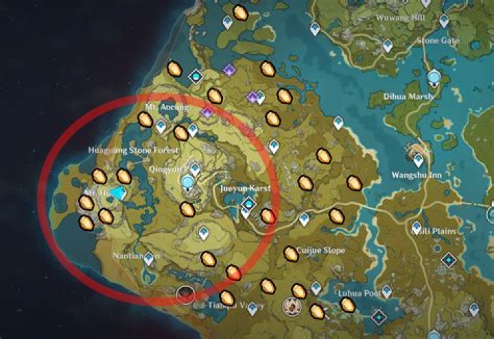 Genshin Impact Cor Lapis Locations