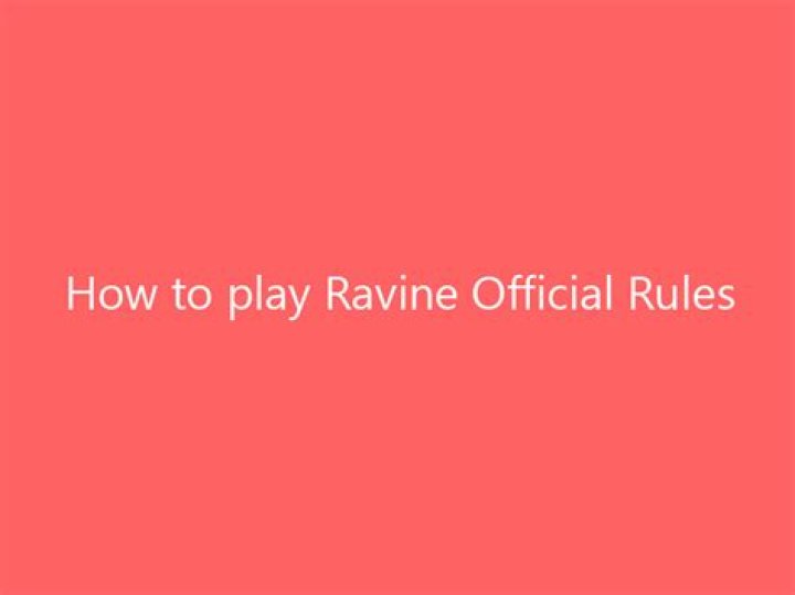 How to play Ravine | Official Rules