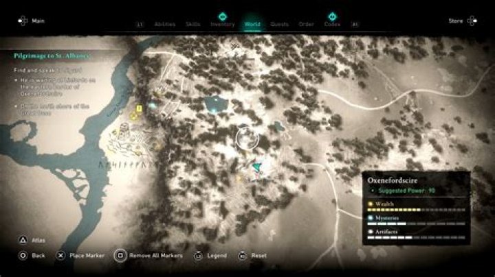 Oxenefordscire Hoard Map Guide - Assassin’s Creed Valhalla