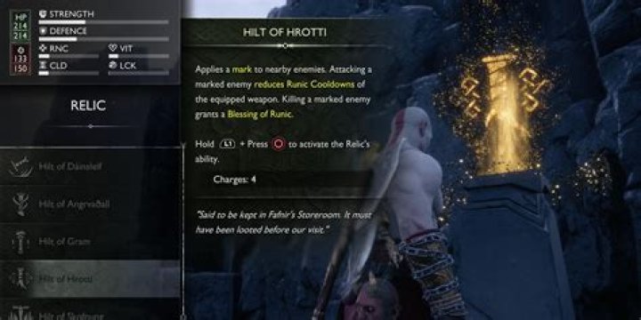 Relics, God of War Ragnarök Points of interest