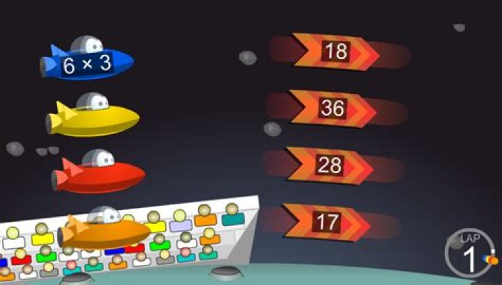 Space Race Multiplication
