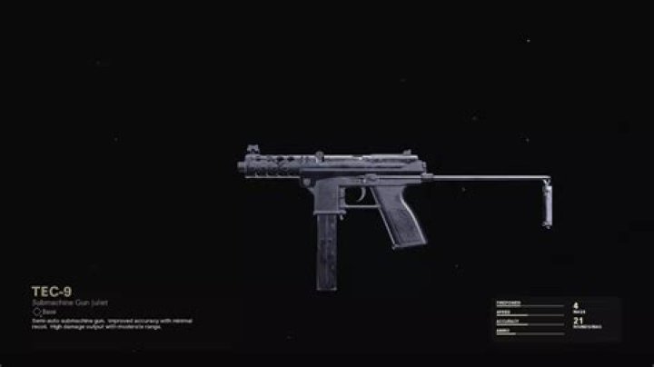 TEC-9 | Warzone Blueprints | COD Black Ops Cold War Weapon Attachments