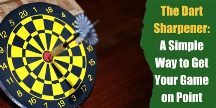 The Dart Sharpener: A Simple Way to Get Your Game on Point