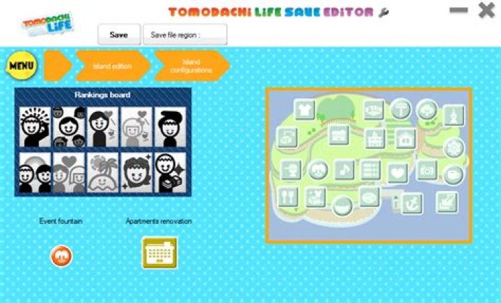 Tomodachi Life Save Editor 3DS