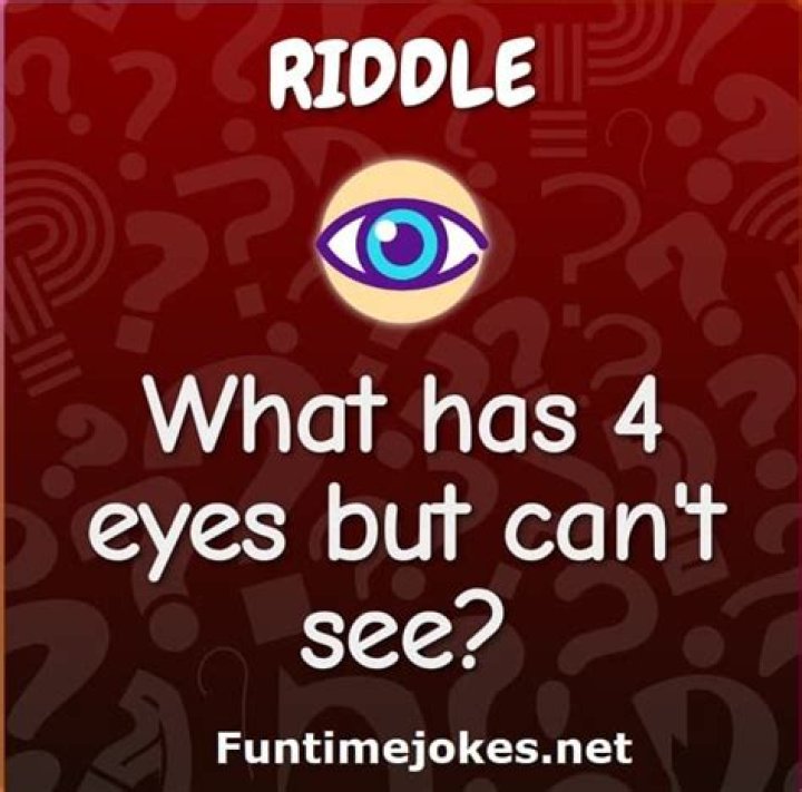 
What has 4 eyes but can’t see?-Word Riddles Level 694